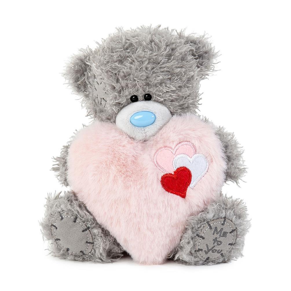 7" Pink Padded Heart Me to You Bear Extra Image 1